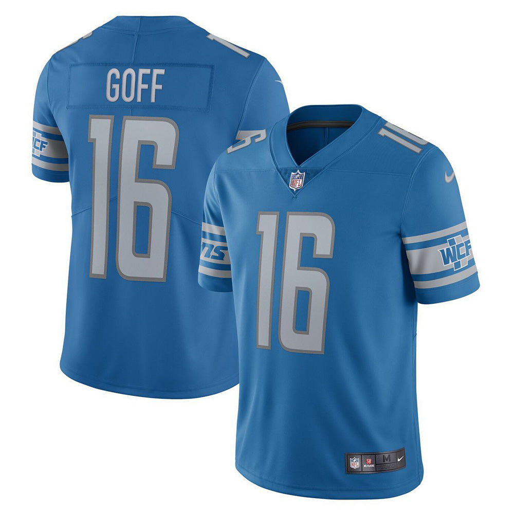 Men's Detroit Lions Jared Goff Vapor Jersey - Blue