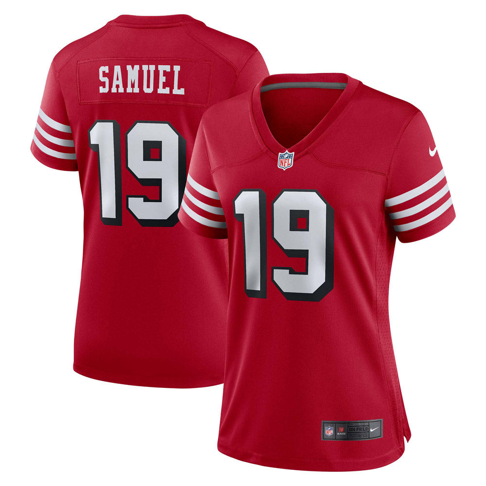 Women's San Francisco 49ers Deebo Samuel Alternate Game Jersey Scarlet