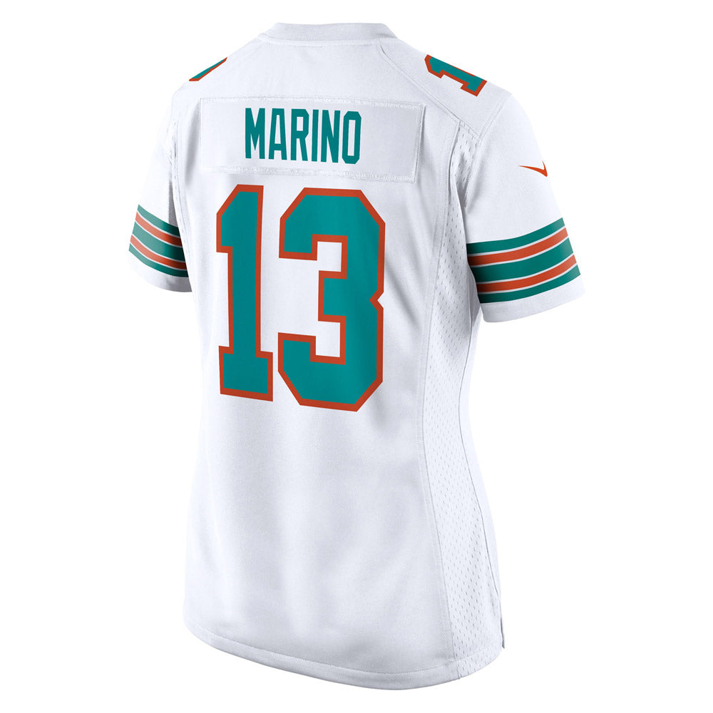 Women's Miami Dolphins Dan Marino Retired Player Jersey White
